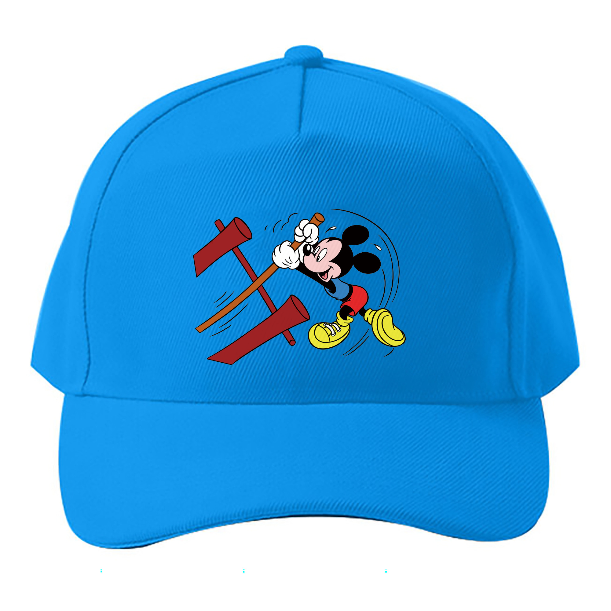 （画像用） ミッキーマウス Mickey Mouse ベースボールキャップ 綿100％ 男女兼用 帽子 スポーツ